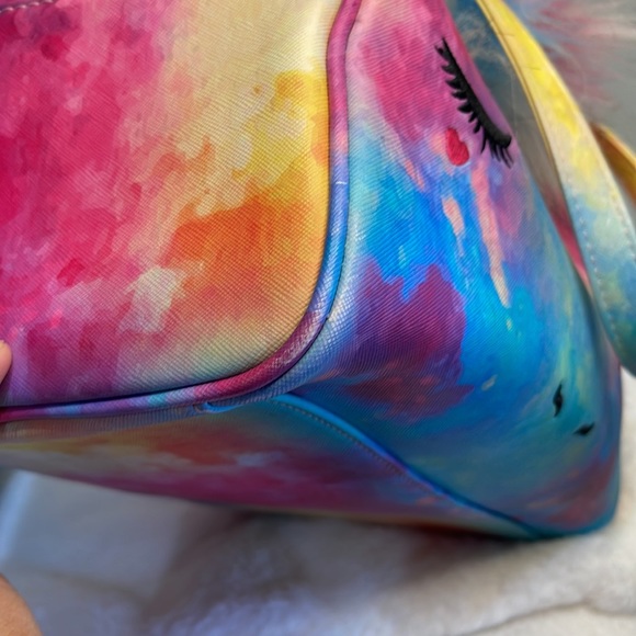 ❌SOLD❌Under One Sky ​Kid's Unicorn Tie-Dye Faux Fur Weekender - Picture 11 of 11